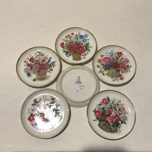 Vintage set of six KAISER W GERMANY coasters.